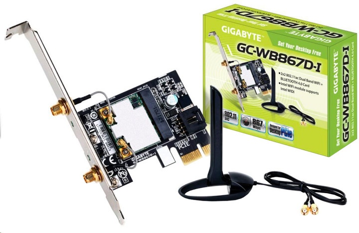 Kartelë grafike WiFI GIGABYTE WB867D-I