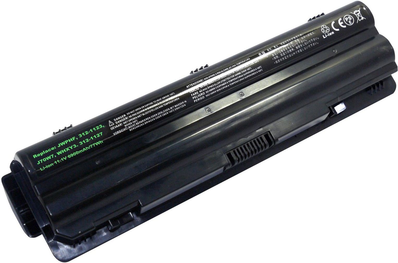 Bateri për laptop MicroBattery Dell, Li-Ion, 11.1V, 7.8Ah