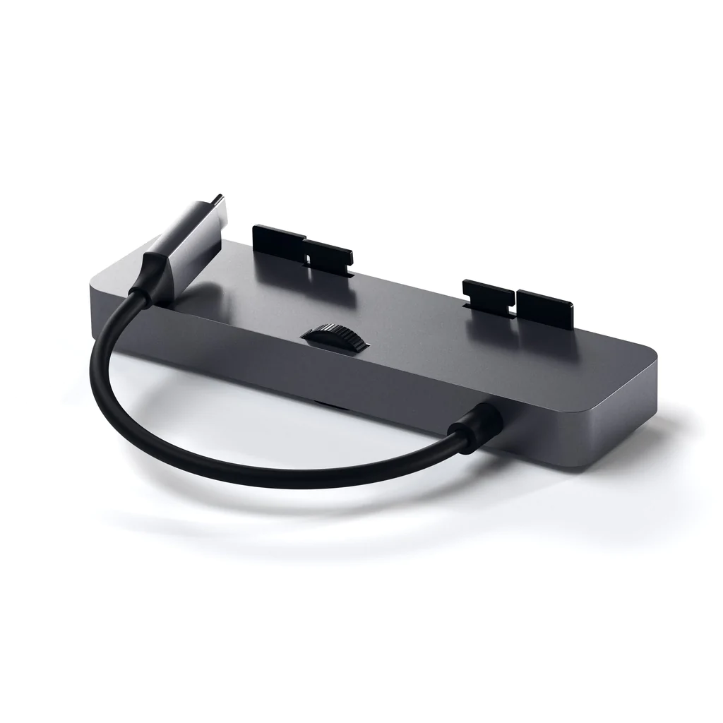 USB Hub Satechi USB-C Clamp Pro, i hirtë