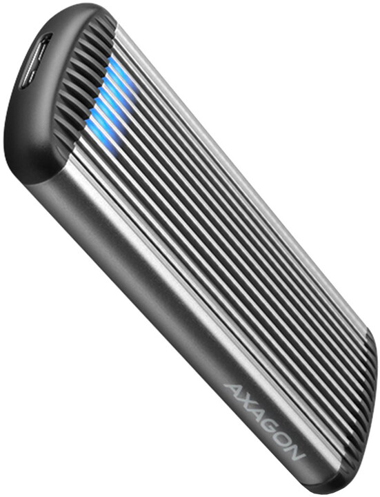 Kuti për disk AXAGON EEM2-SA, e hirtë