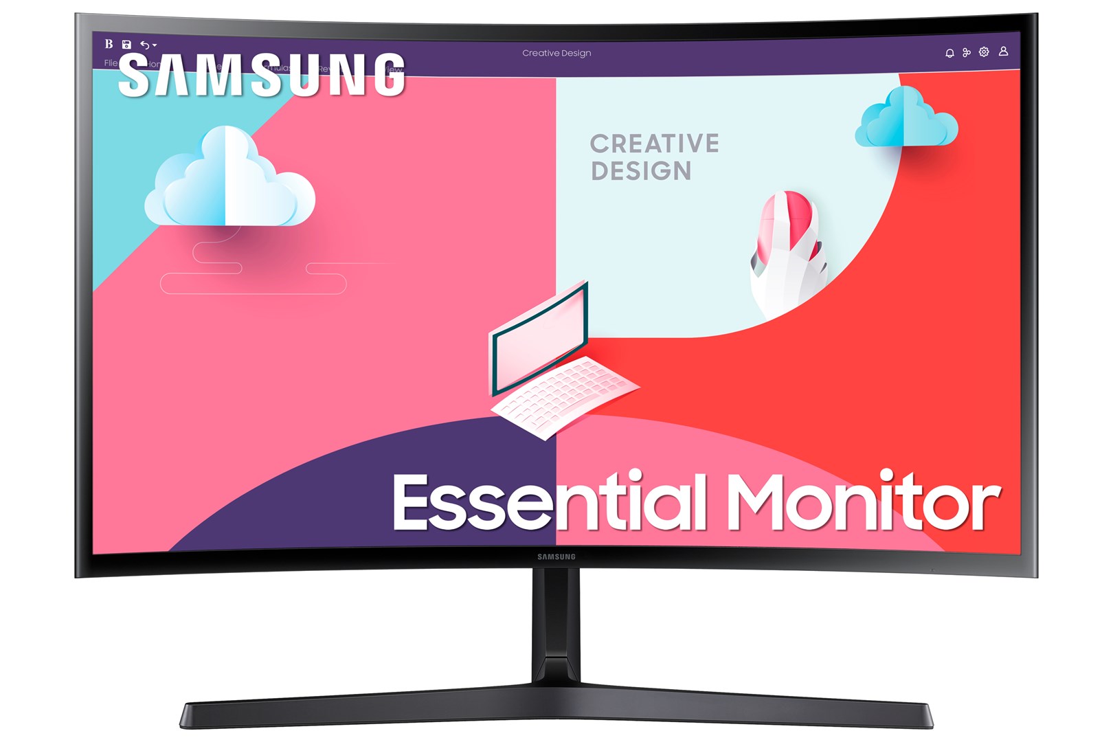 Monitor Samsung S24C366EA, 24”, Full HD, Curved, i zi