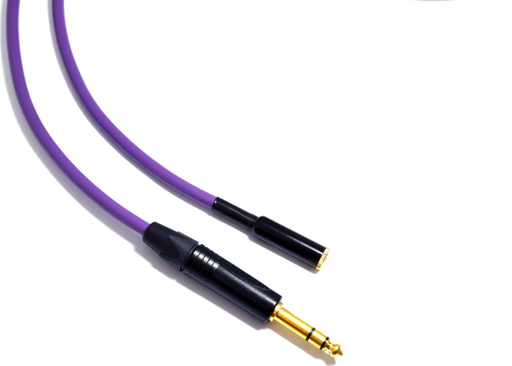 Kabllo Melodika Jack 3.5mm - Jack 6.3mm, 7m, e vjollcë