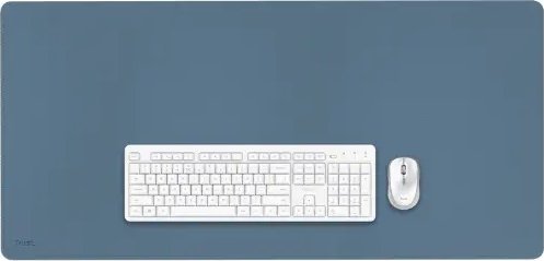 Mousepad tavoline Trust Benya, XL 90x43cm, lëkurë vegane PVC, blu