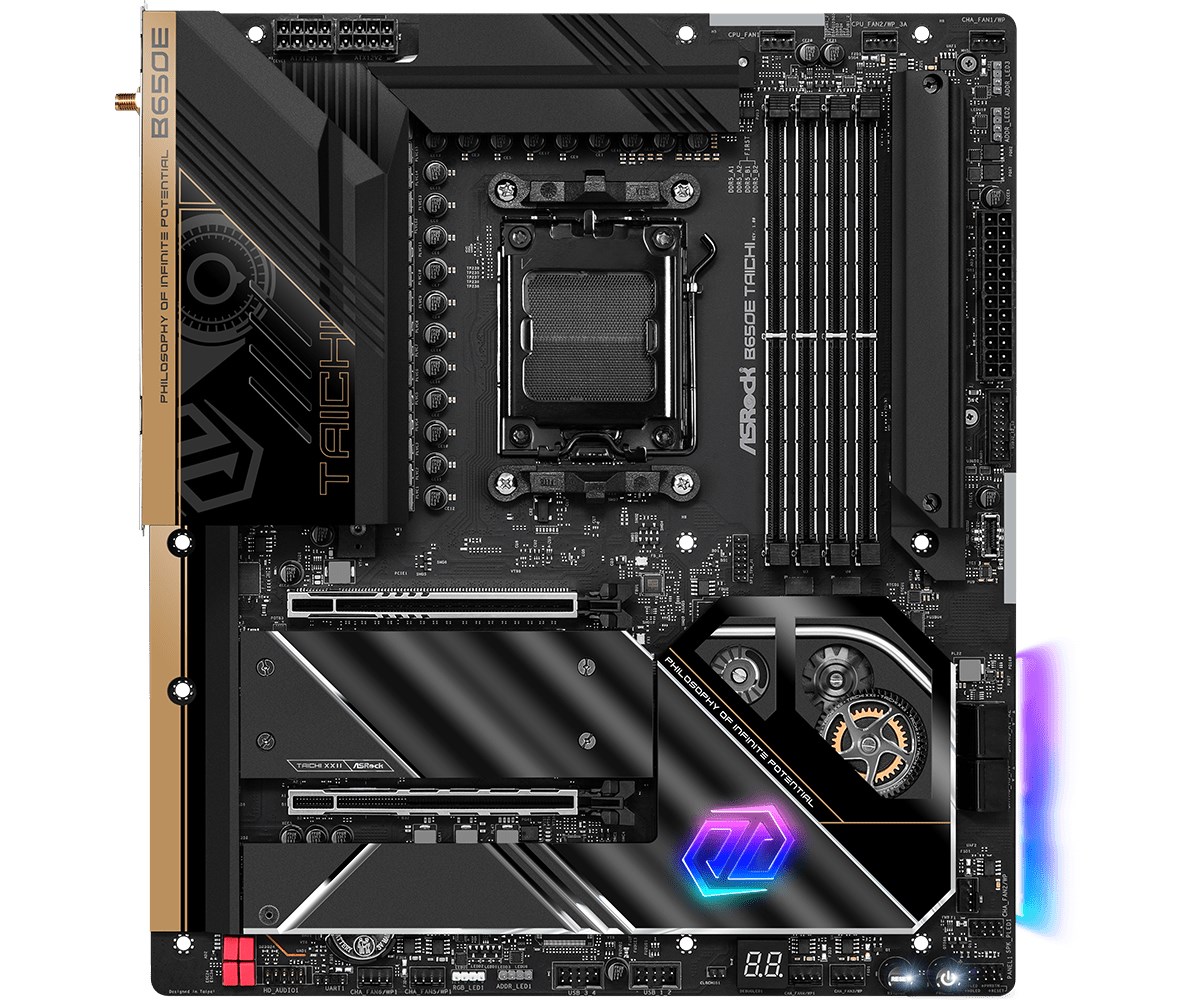 Pllakë amë Asrock B650E Taichi AMD B650 Socket AM5 Extended ATX