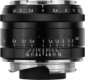 Objektiv Voigtlander Nokton 35mm f/1.5 VM ASPH Type I Vintage Line, bajonetë Leica M, i zi