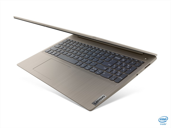 Laptop Lenovo IdeaPad 3, 15.6", Intel Core i3, 8GB RAM, 512GB SSD, Intel® UHD Graphics, bezhë