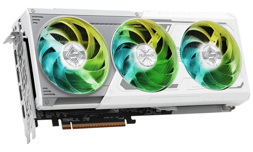 Kartelë grafike Asrock Steel Legend Radeon RX9070 XT, 16GB GDDR6, e bardhë