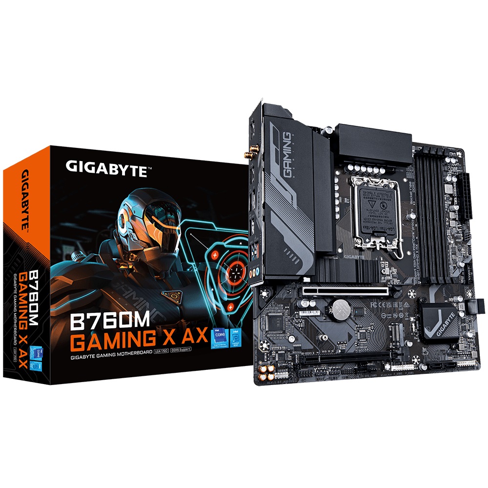 Pllakë amë GIGABYTE B760M GAMING X AX