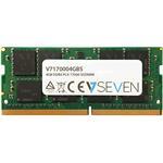 Memorie V7 SODIMM, DDR4, 4GB, 2133MHz, CL15