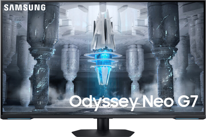 Monitor Samsung Odyssey Neo G70NC - Mini LED, 43", UHD, i bardhë / zi