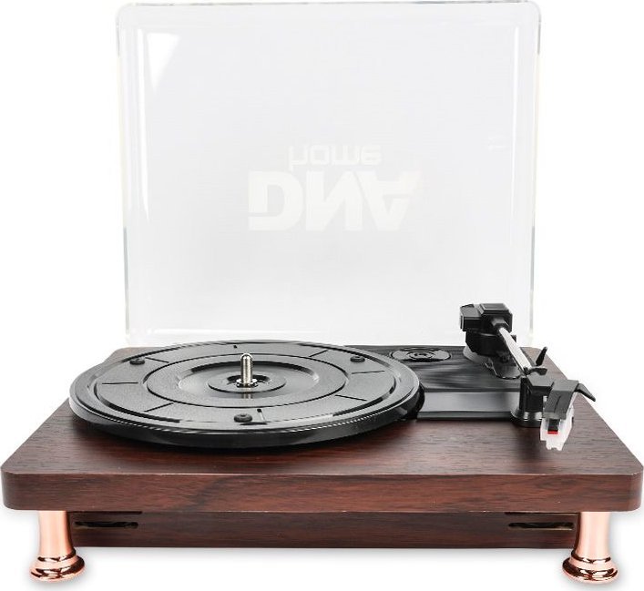 Gramafon DNA TT1, Bluetooth, 3 shpejtësi, mahogon