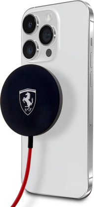 Karikues magnetik wireless Ferrari FECBMSMENK, 15W, MagSafe, i zi
