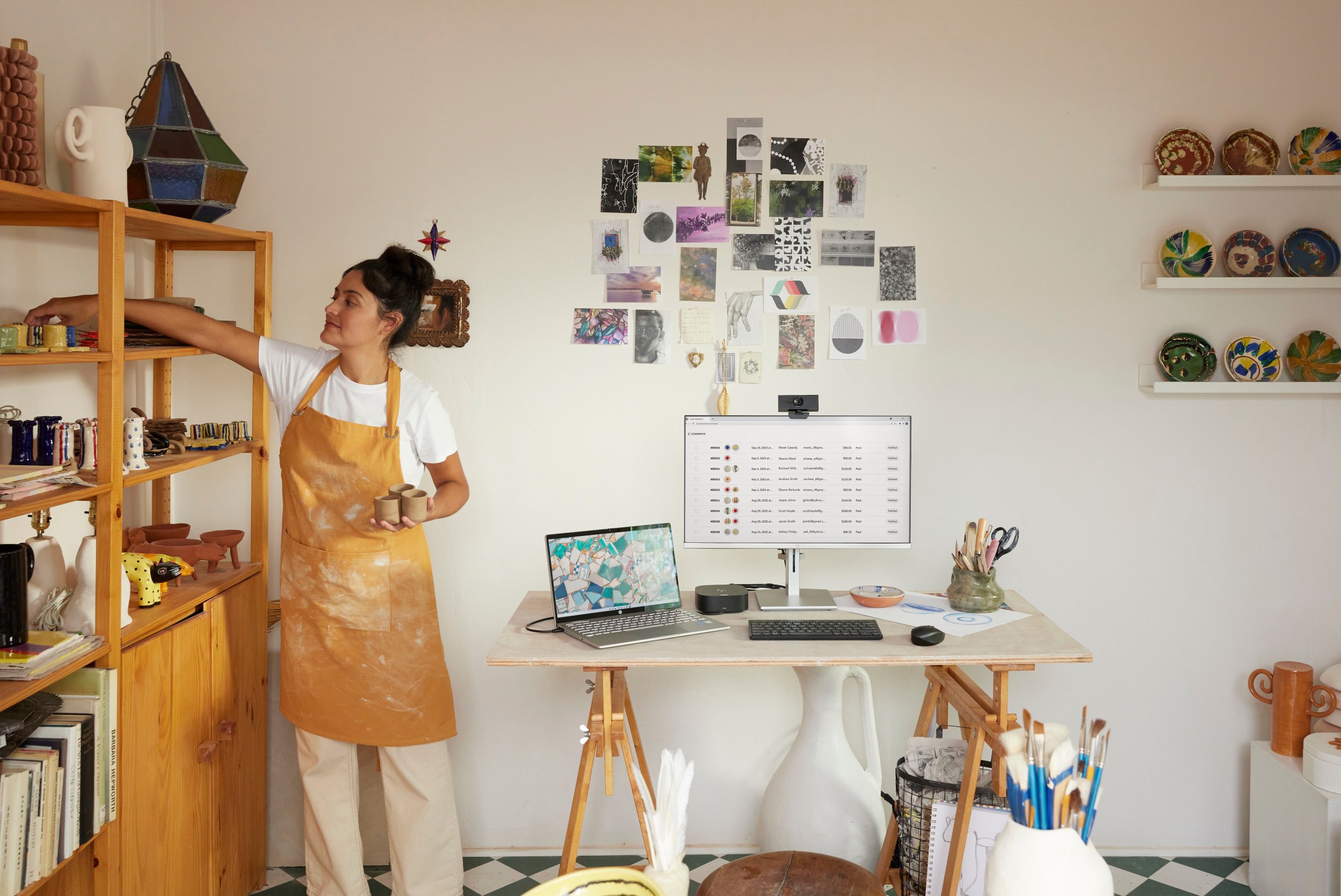 Tastierë wireless HP 350 Compact Multi Device, multi pajisje, e zezë