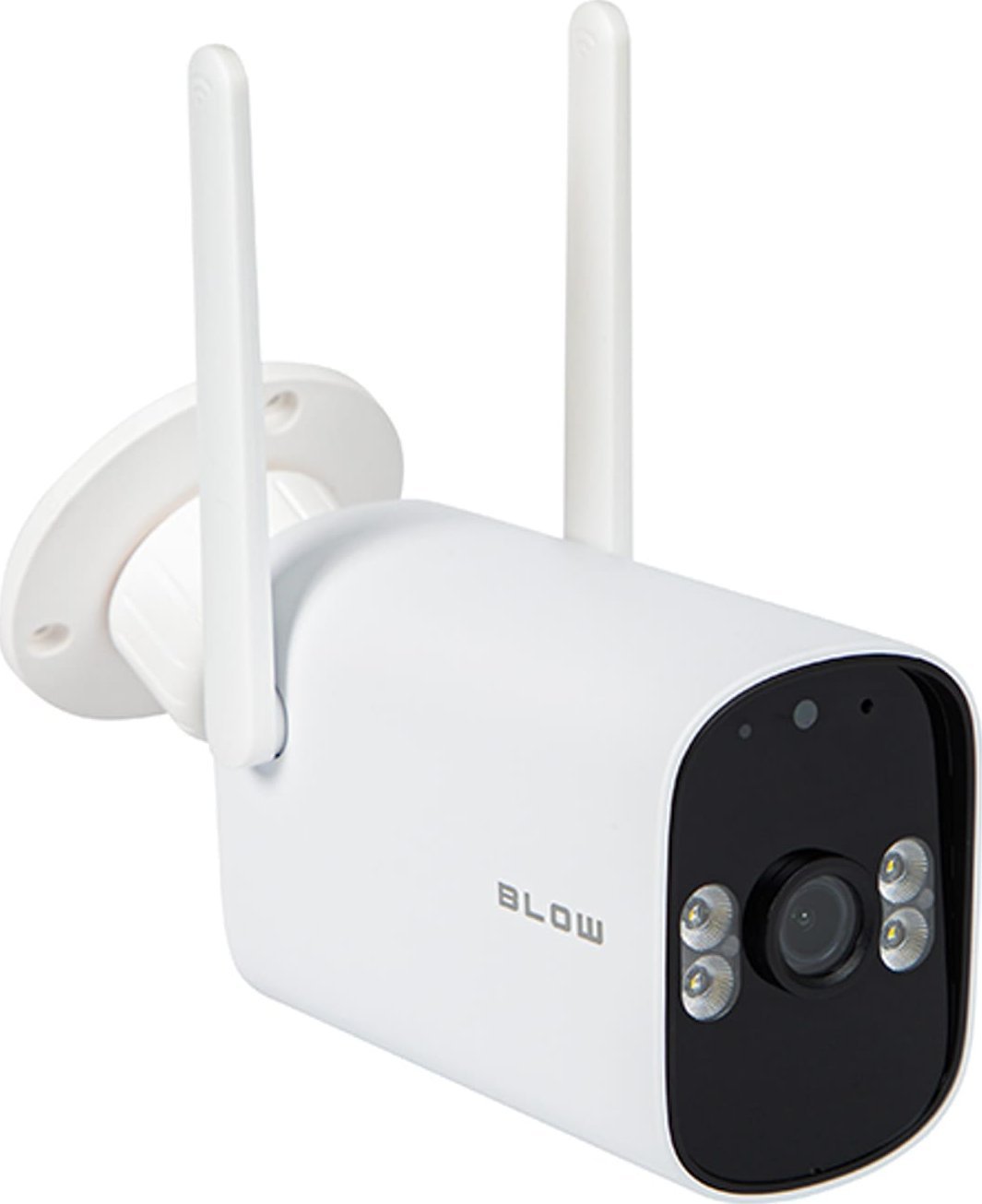 Kamerë sigurie WiFi Tuya Smart, IP, 4MP WQHD, audio, e bardhë