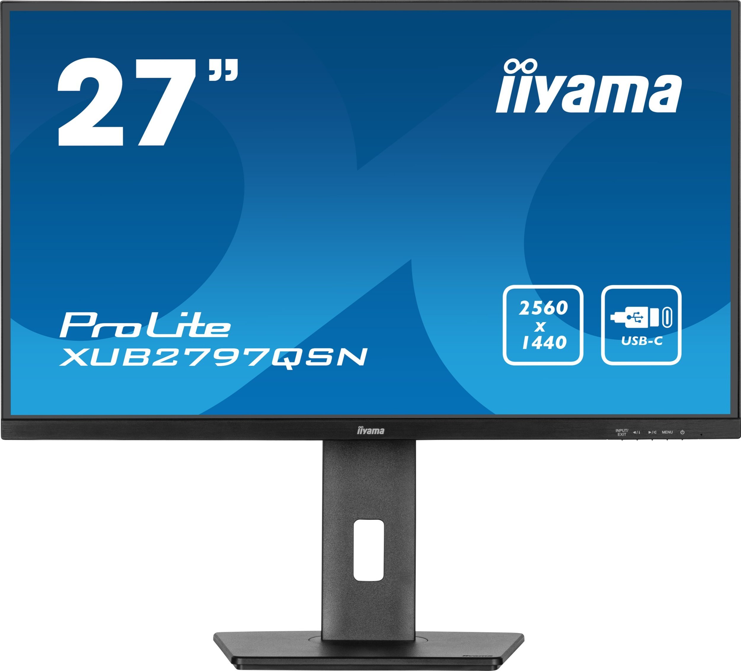 Monitor Iiyama ProLite XUB2797QSN-B2, 27", QHD 2560 x 1440, LED, i zi
