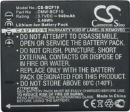 Bateri litium jon për kamera Panasonic, 3.7V, 940mAh, e zezë