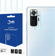 Mbrojtës kamere 3MK Lens Protect për Xiaomi Redmi Note 10 Pro, paketim 4 copë, transparentsh