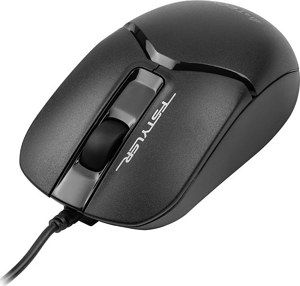 Maus A4Tech FStyler, me kabllo, USB, i zi