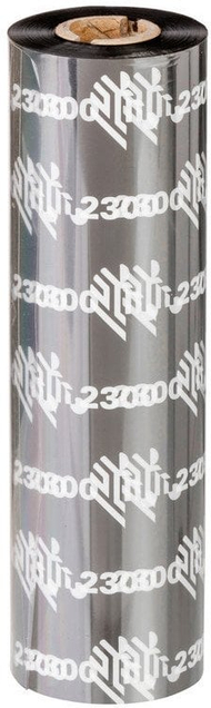 Термичка лента Zebra 2300 Wax, 300 m, 12 парчиња, црна