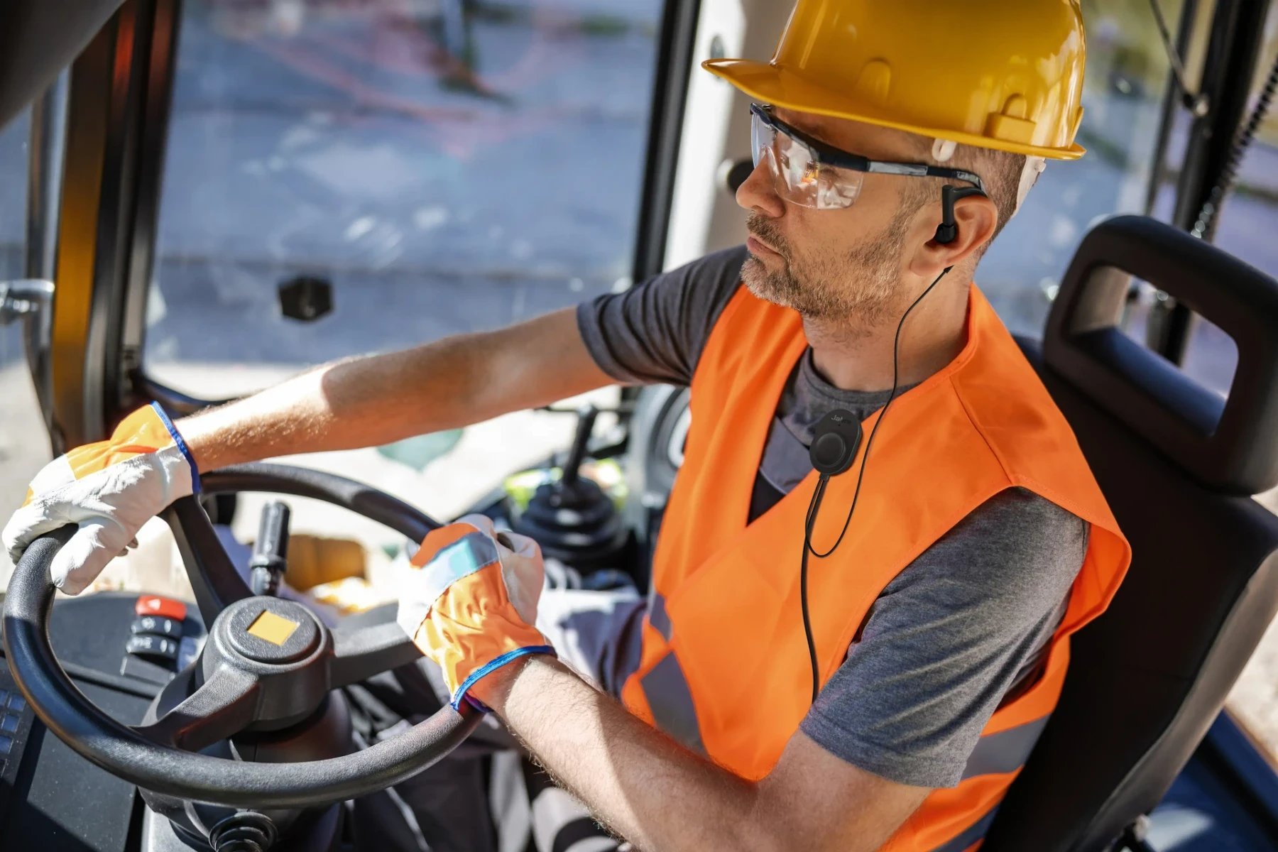 Headset Jabra Perform 10, me kabllo USB C, me mikrofon që redukton zhurmën, i zi