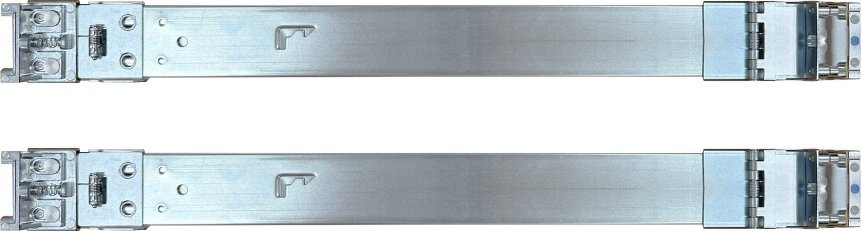 Shina rack QNAP RAIL-S01, set montimi për NAS, metalike, argjend