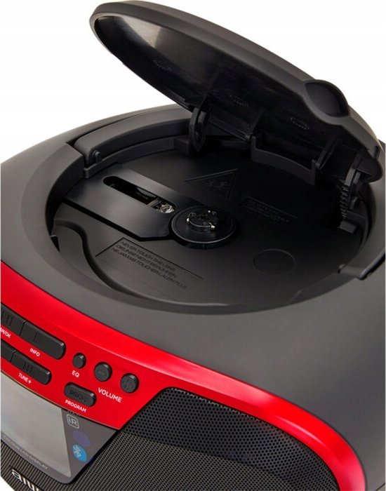 Radio boombox Aiwa Portable BoomBox, CD DAB+ MP3 BT, e kuqe