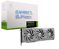 Kartelë grafike MSI VGA NVIDIA GeForce RTX 4070 Ti GAMING X SLIM WHITE , 12GB GDDR6X