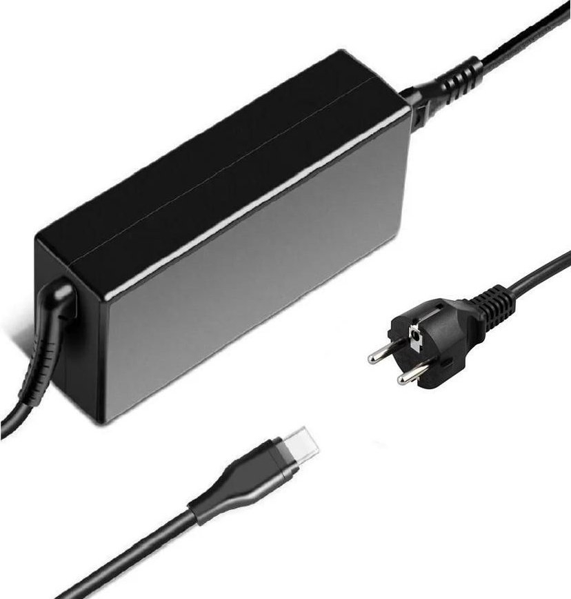 Adaptër rryme HP, 65W, USB C, i zi