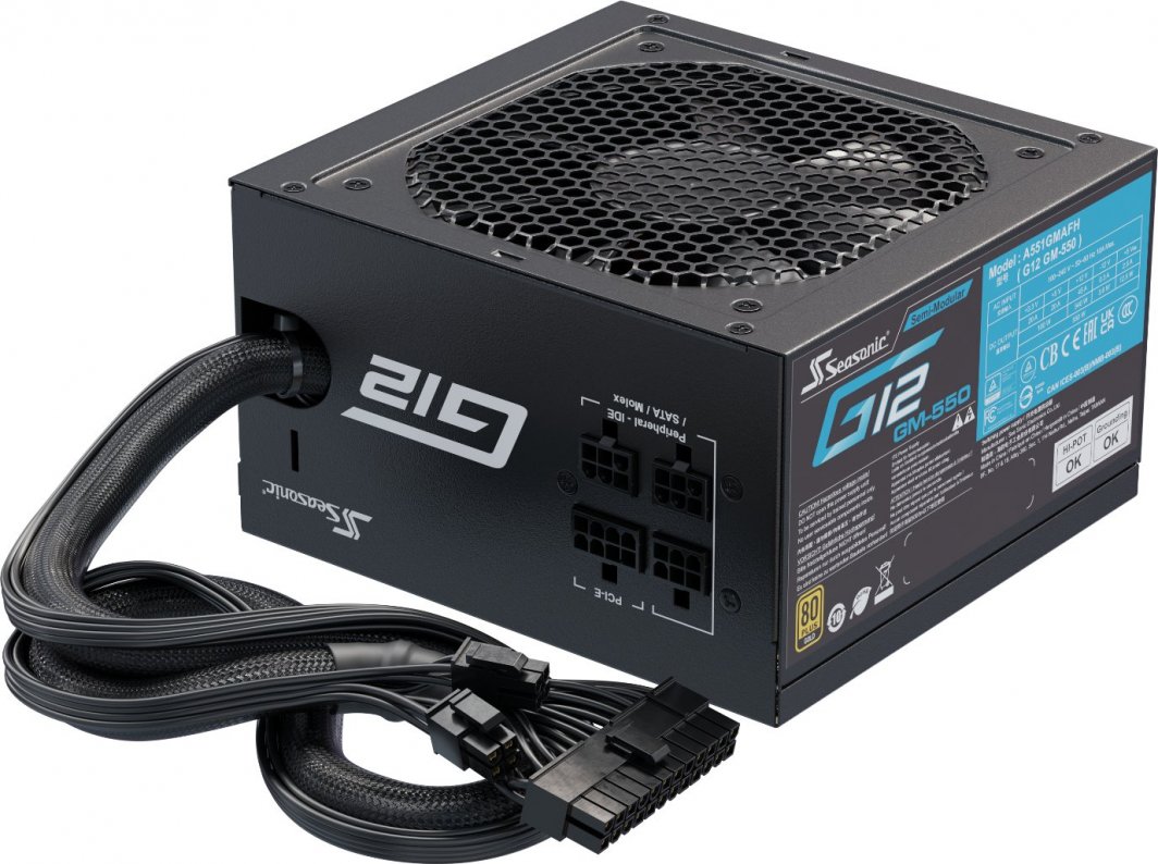 Burim energjie SeaSonic G12 GM G12-GM-550 ATX, 550W