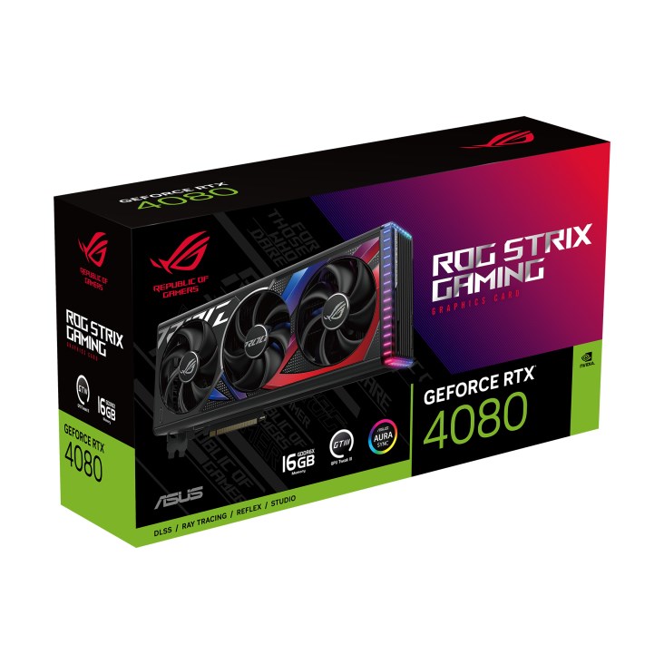 Kartë grafike ASUS ROG Gaming NVIDIA GeForce RTX 4080, 16 GB GDDR6X