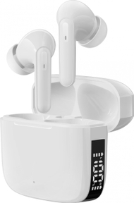 Kufje wireless Denver TWE-61W, TWS, Bluetooth, të bardha