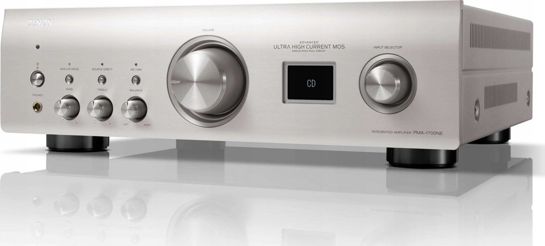 Amplifikator Hi Fi Denon PMA 1700NE, 2 kanale, 140W, argjendtë