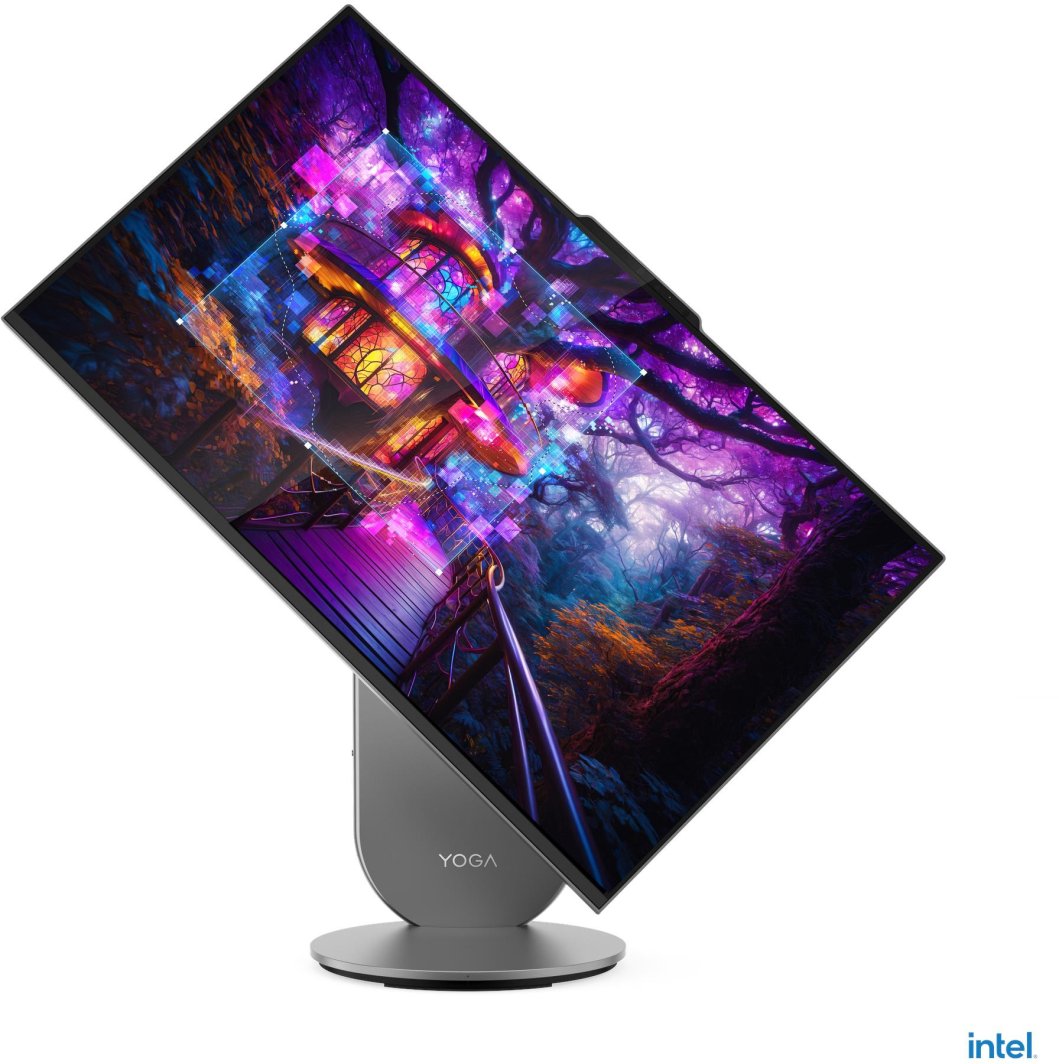 Kompjuter Lenovo Yoga AIO, 27", Intel Core Ultra 5, 16GB RAM, 1TB SSD, i hirtë