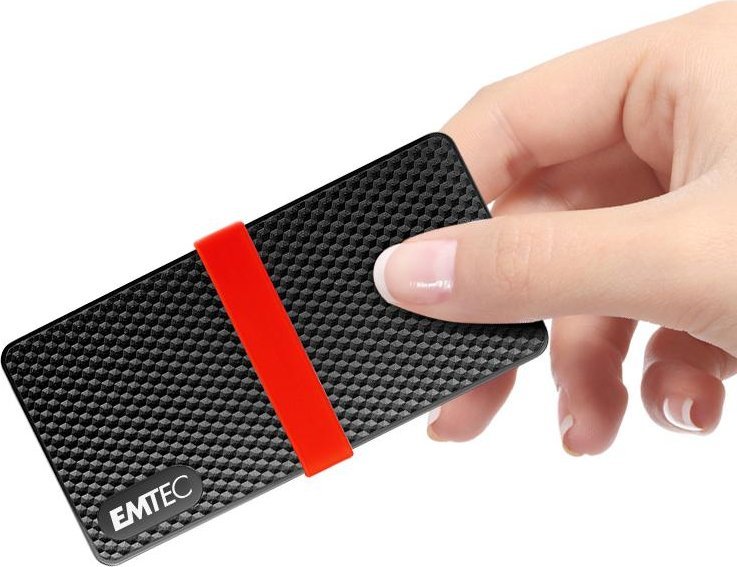 Disq i jashtëm SSD Emtec ECSSD2TX200 X200, 2TB, USB 3.1, i zi