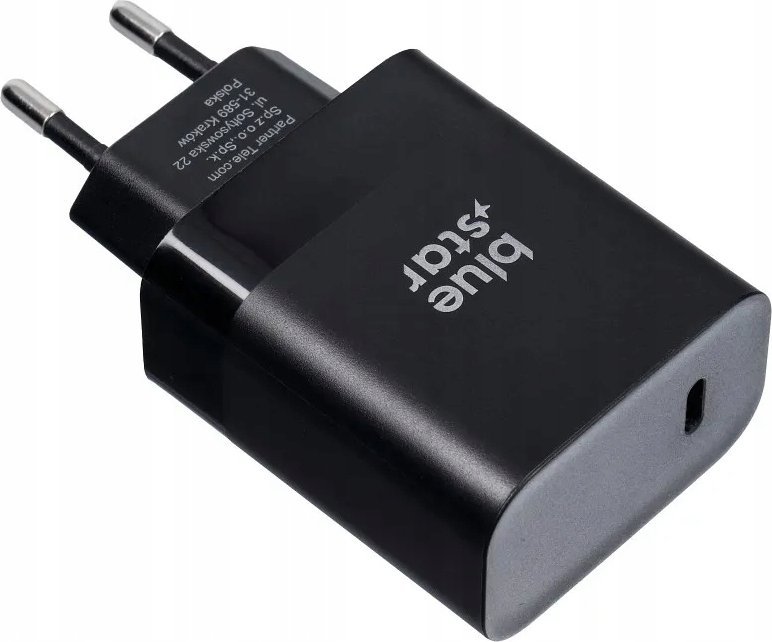 Karikues telefoni Blue Star Mains Charger, USB C 45W PD QC4.0, me kabllo USB C