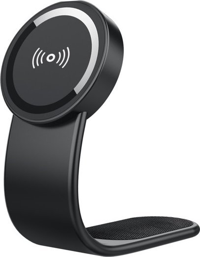 Mbajtës magnetik për veturë 2GO FlexCharge, MagSafe, i zi