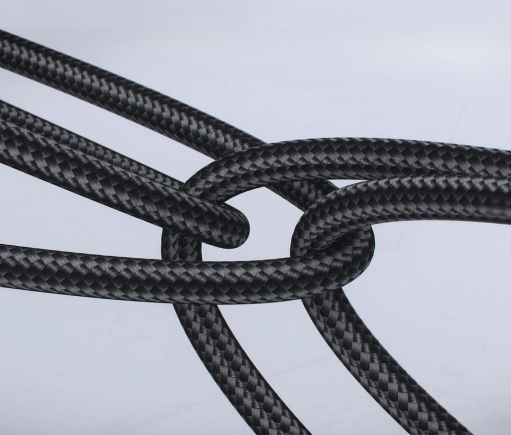 Kabllo Aukey, USB C / USB C, 1 m, e zezë