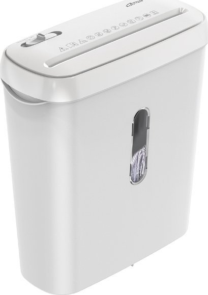 Уништвач на документи Media-Tech MT223, права сечка, 5 листови, бел