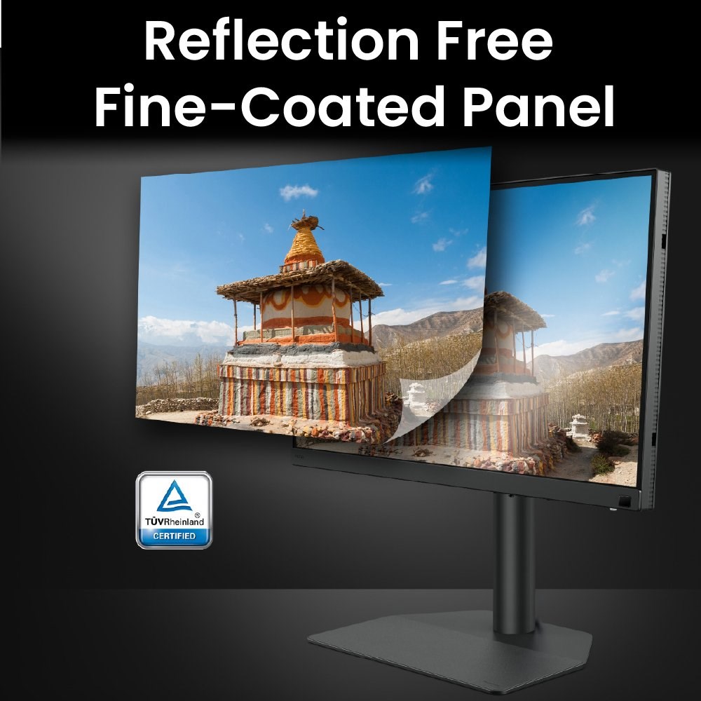 Monitor BenQ SW242Q, 24.1", 99% Adobe RGB, 98% DCI-P3, i zi