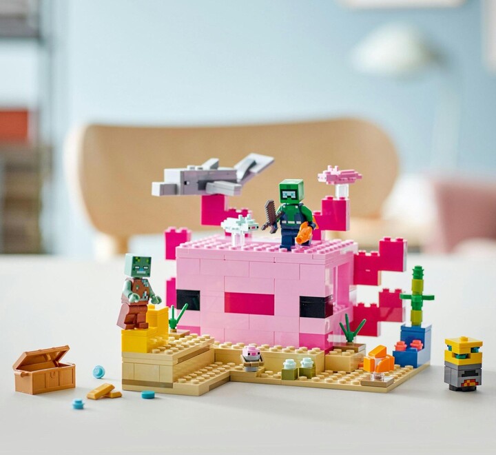 Set LEGO® Minecraft® 21247 Axolotl House