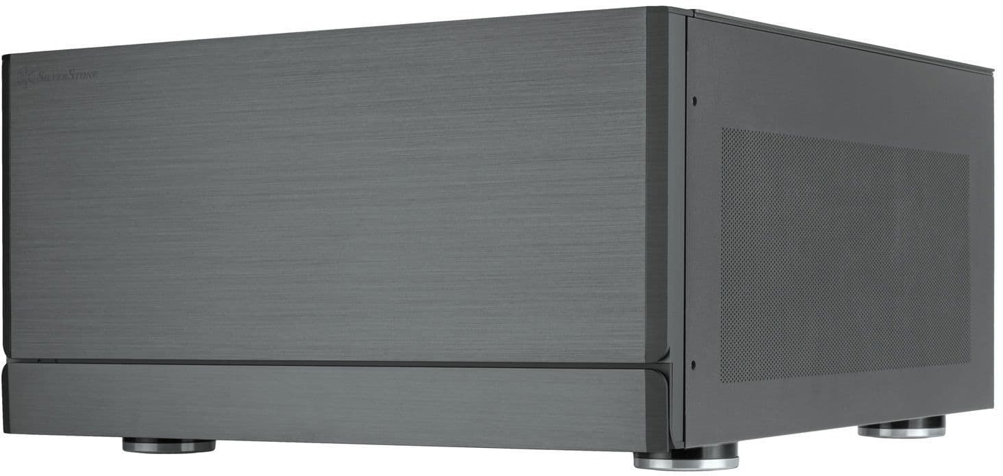 Kuti kompjuteri Silverstone Crown SST-CW04, ATX, alumini, gri