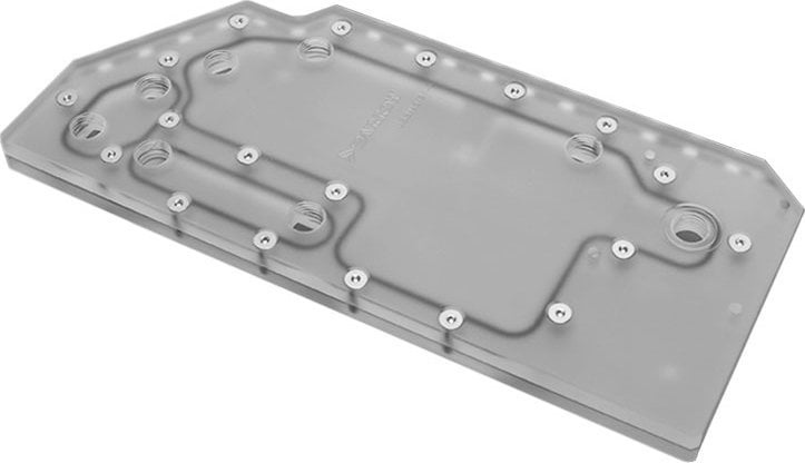 Pllakë shpërndarëse uji BarrowCH Jonsbo MOD-3 ARGB, akrilik, me ndriçim ARGB, transparente