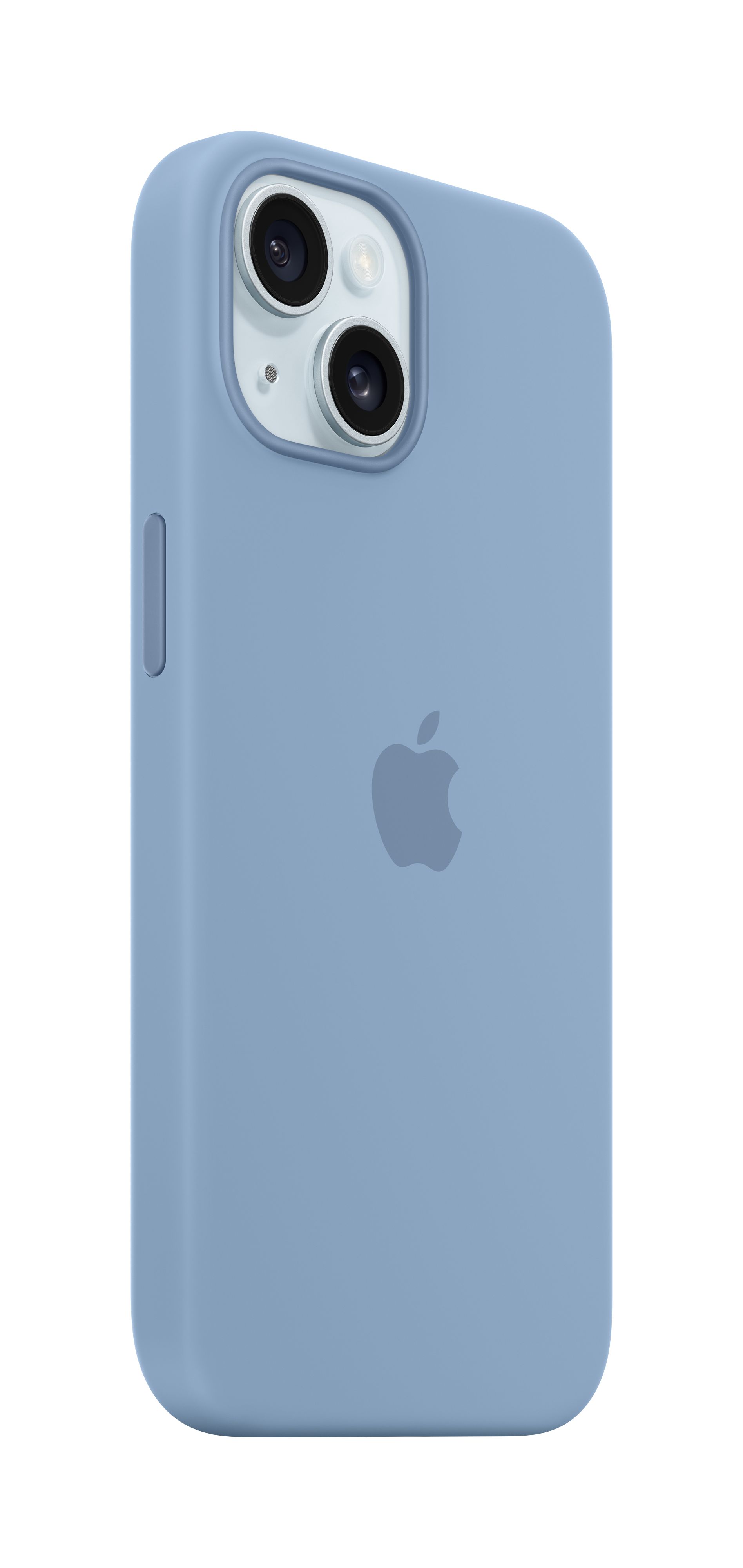 Apple iPhone 15 Silicone Case me MagSafe, Winter Blue