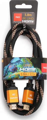 HDMI кабел 2.1, 1.8m, 8K 60Hz 4K UHD, со обвивка од конец