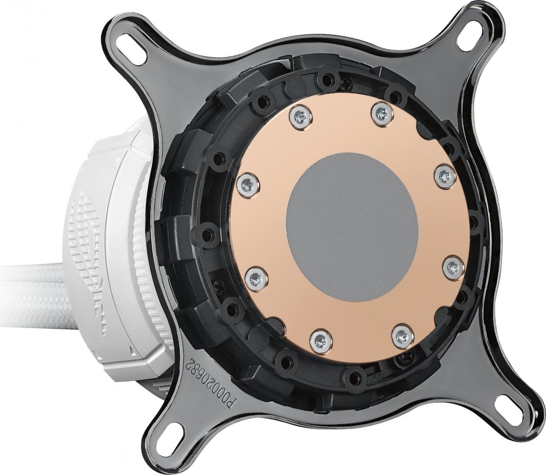 Ftohës me ujë ASUS ROG Strix LC III 360 ARGB, 12 cm, Asetek Gen7 v2, i bardhë