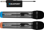 Mikrofonë wireless Blaupunkt WM60UDB, UHF, set me 2 copë, i zi