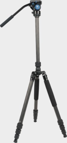Tripod fotografik Sirui Traveler 7VC, karboni, me kokë video VA-5, i zi