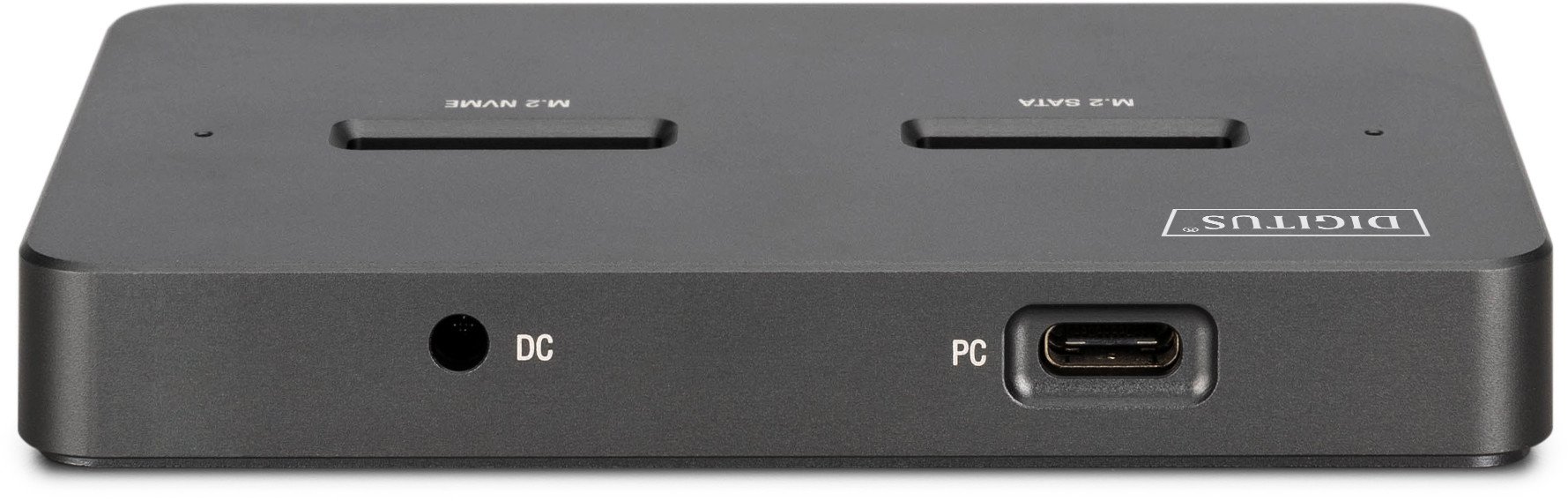 Doking станица Digitus DA-71142, M.2 NVMe и M.2 SATA, USB C, сива