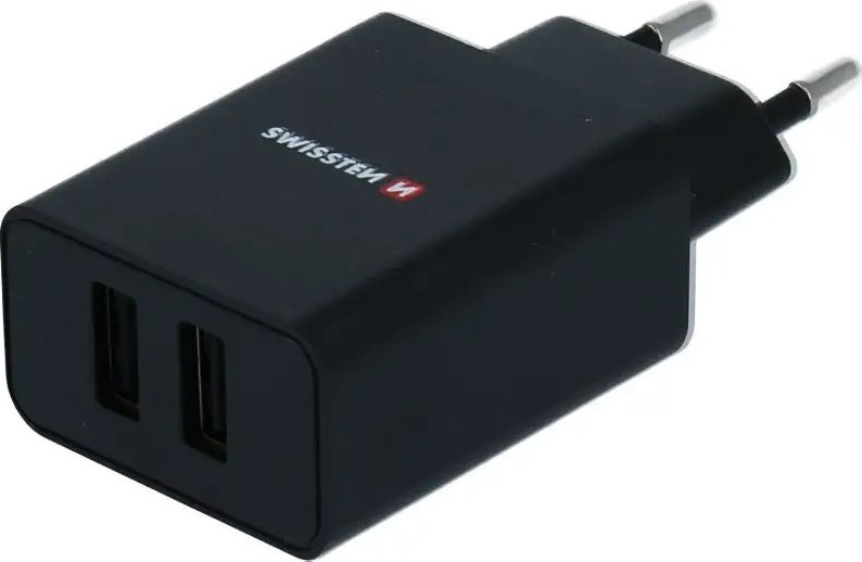 Kabllo Swissten 8595217475496, USB, 1m, e zezë