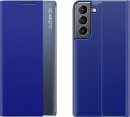 Mbulesë telefoni 4kom.pl New Sleep Case për Samsung Galaxy S23, flip me qëndrim, blu